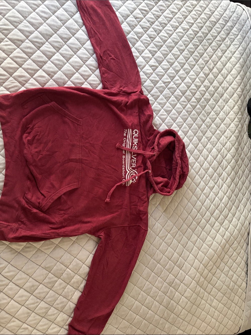 Quiksilver Men’s Maroon Pullover Hoodie